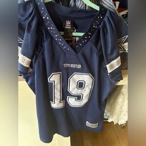 NFL Womens Dallas Cowboys Miles Austin #19 Embellished Team Football Jersey